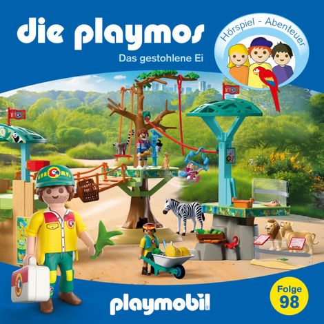 Hörbüch “Die Playmos, Folge 98: Das gestohlene Ei (Das Original Playmobil Hörspiel) – Dirk Petrick, Florian Fickel”