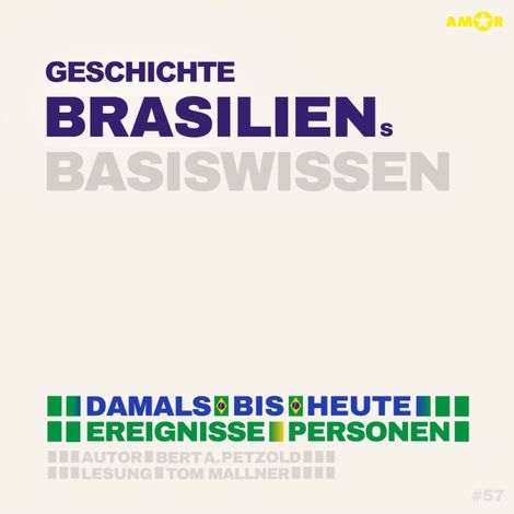 Hörbüch “Geschichte Brasiliens - Damals bis heute. Ereignisse, Personen, Zusammenhänge - Basiswissen (ungekürzt) – Bert Alexander Petzold”