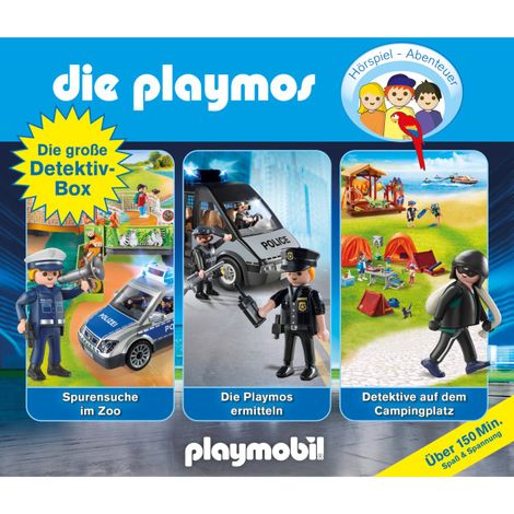 Hörbüch “Die große Detektiv-Box - Das Original Playmobil Hörspiel, Folgen 46, 66, 73 – Florian Fickel, David Bredel”