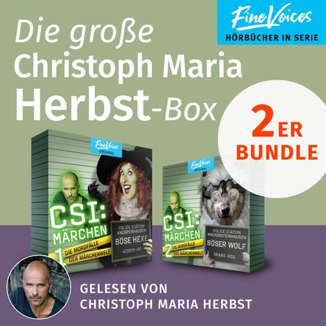 Hörbüch “Die große CSI Märchen Hörspiel-Box - Teil 1 + 2 (Böse Hexe + Böser Wolf) (ungekürzt) – Oliver Versch, Roland Griem, Dominik Kapahnke”