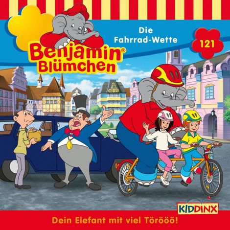 Hörbüch “Benjamin Blümchen, Folge 121: Die Fahrrad-Wette – Vincent Andreas”