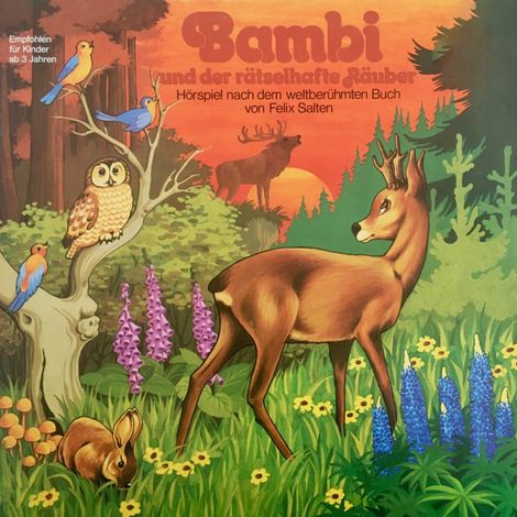 Hörbüch “Bambi, Folge 3: Bambi und der rätselhafte Räuber – Peter Lach, Felix Salten”
