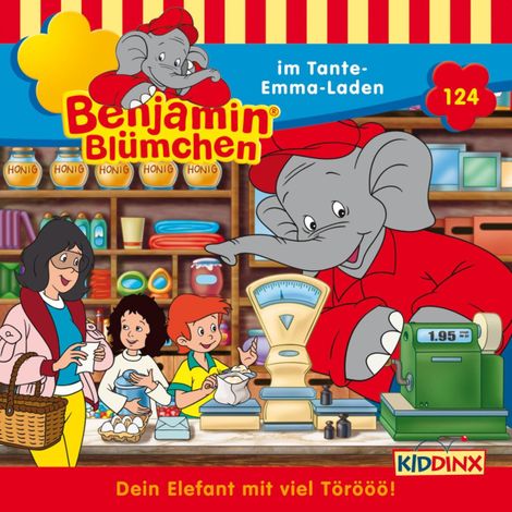 Hörbüch “Benjamin Blümchen, Folge 124: Benjamin im Tante-Emma-Laden – Vincent Andreas”