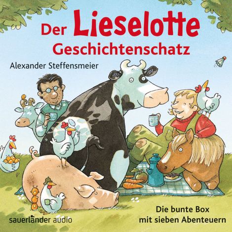 Hörbüch “Der Lieselotte Geschichtenschatz - Die bunte Box mit sieben Abenteuern - Hörbücher von Kuh Lieselotte (Ungekürzte Lesung) – Alexander Steffensmeier”