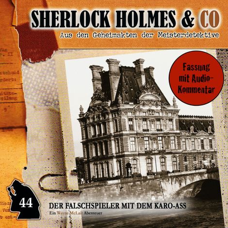 Hörbüch “Wayne McLair, Sonderfolge: Der Falschspieler mit dem Karo-Ass (Fassung mit Audio-Kommentar) – Paul Burghardt”
