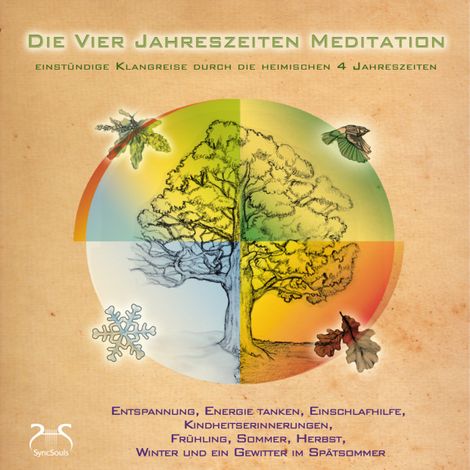 Hörbüch “Die Vier Jahreszeiten Meditation - SyncSouls Natur-Meditationen Vol. 1 - geführte Meditation - Durch Frühling, Sommer, Herbst und Winter (Ungekürzt) – Franziska Diesmann, Torsten Abrolat”