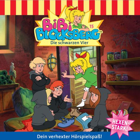 Hörbüch “Bibi Blocksberg, Folge 15: Die schwarzen Vier – Elfie Donnelly”
