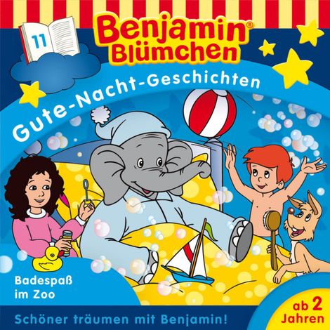 Hörbüch “Benjamin Blümchen, Gute-Nacht-Geschichten, Folge 11: Badespaß im Zoo – Vincent Andreas”