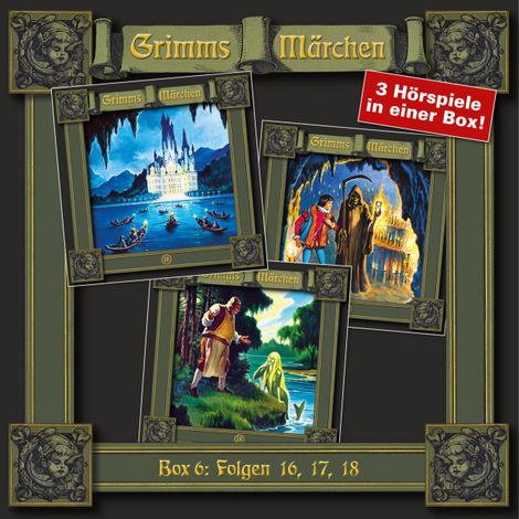 Hörbüch “Grimms Märchen, Box 6: Folgen 16, 17, 18 – Brüder Grimm”