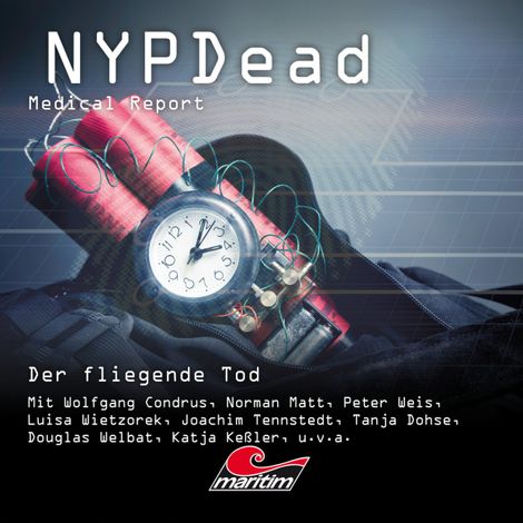 Hörbüch “NYPDead - Medical Report, Folge 19: Der fliegende Tod – Markus Topf, Lisa-Katharina Hensel”