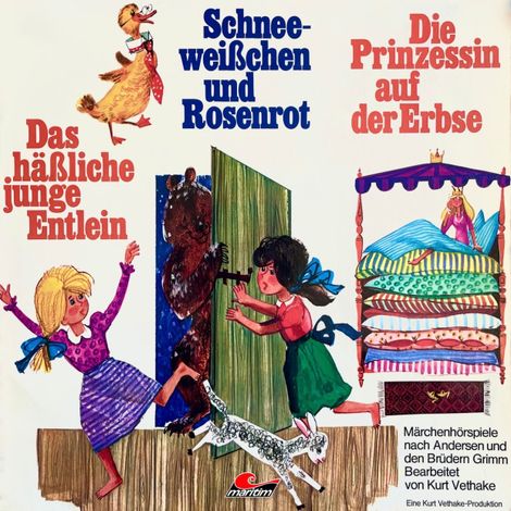Hörbüch “Das häßliche junge Entlein / Schneeweißchen und Rosenrot / Die Prinzessin auf der Erbse – Gebrüder Grimm, Kurt Vethake, Hans Christian Andersen”