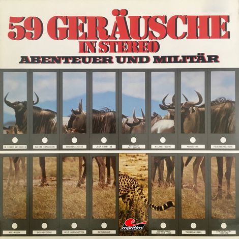 Hörbüch “59 Geräusche in Stereo - Abenteuer und Militär – Geräusche in Stereo”