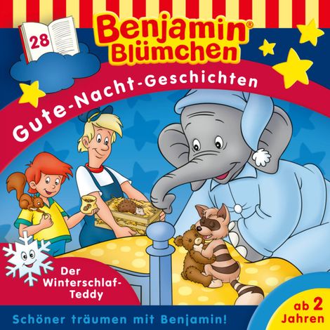 Hörbüch “Benjamin Blümchen, Gute-Nacht-Geschichten, Folge 28: Der Winterschlaf-Teddy – Vincent Andreas”
