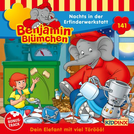 Hörbüch “Benjamin Blümchen, Folge 141: Nachts in der Erfinderwerksatt – Vincent Andreas”
