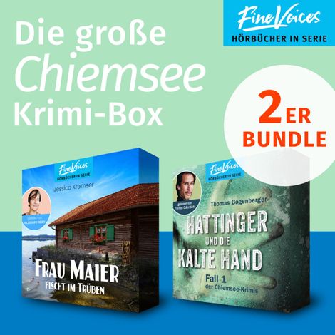 Hörbüch “Die große Chiemsee Krimi-Box - Frau Maier fischt im trüben: Chiemgau-Krimi + Hattinger und die kalte Hand: Chiemsee-Krimi (ungekürzt) – Thomas Bogenberger, Jessica Kremser”