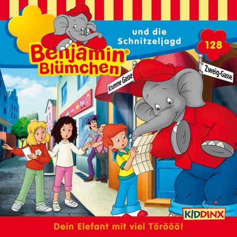 Hörbüch “Benjamin Blümchen, Folge 128: Benjamin und die Schnitzeljagd – Vincent Andreas”
