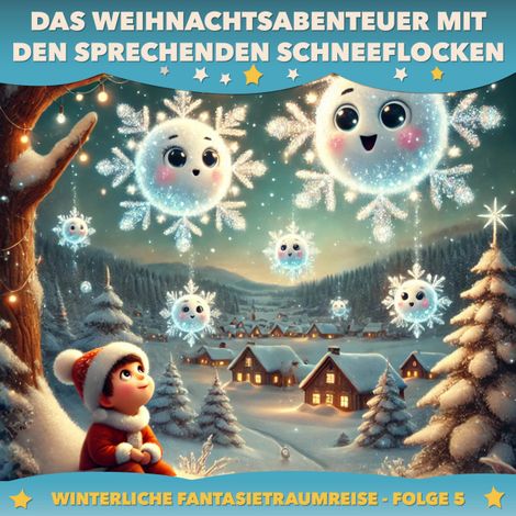 Hörbüch “Winterliche Fantasietraumreisen, Folge 5: Das Weihnachtsabenteuer mit den sprechenden Schneeflocken – Claudia Schröder”