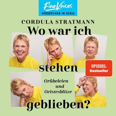 Hörbüch “Wo war ich stehen geblieben? - Grübeleien und Geistesblitze (ungekürzt) – Cordula Stratmann”