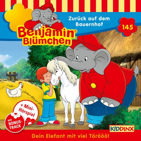 Hörbüch “Benjamin Blümchen, Folge 145: Zurück auf dem Bauernhof – Vincent Andreas”