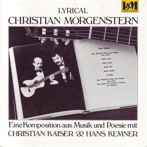 Hörbüch “Christian Morgenstern - Eine Komposition aus Musik und Poesie mit Christian Kaiser und Hans Kemner (ungekürzt) – Christian Morgenstern”