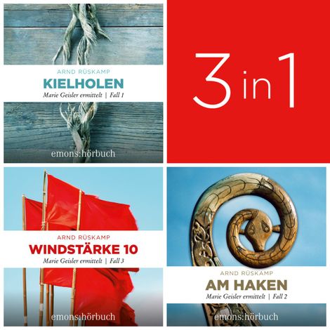 Hörbüch “Küsten-Krimi-Serie: Marie Geisler ermittelt (Band 1-3) - Marie Geisler ermittelt (Ungekürzt) – Arnd Rüskamp”