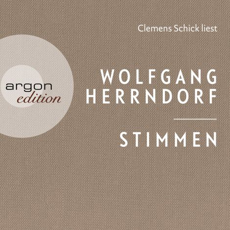 Hörbüch “Stimmen (Ungekürzte Lesung) – Wolfgang Herrndorf”