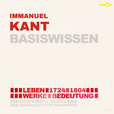 Hörbüch “Immanuel Kant (1724-1804) - Leben, Werke, Bedeutung - Basiswissen (ungekürzt) – Bert Alexander Petzold”