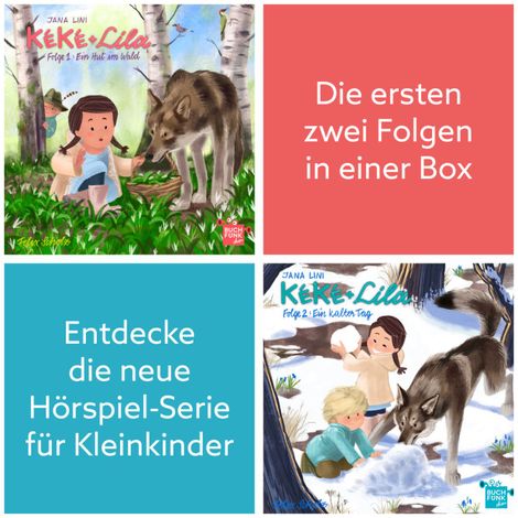 Hörbüch “Kéké und Lila - Folge 1 und 2 - Die ersten beiden Folgen in einer Box (ungekuerzt) – Jana Lini”