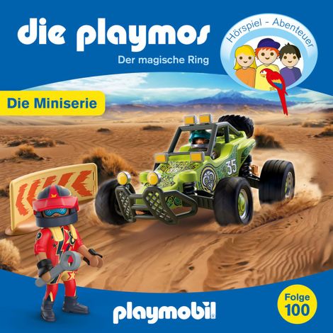 Hörbüch “Die Playmos - Das Autorennen um den Vulkan, Folge 100: Der magische Ring - Episode 8 (Ungekürzt) – Florian Fickel, David Bredel”