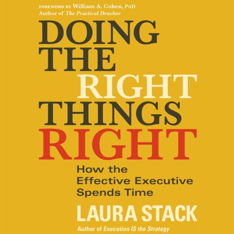 Hörbüch “Doing the Right Things Right - How the Effective Executive Spends Time (Unabridged) – Laura Stack”