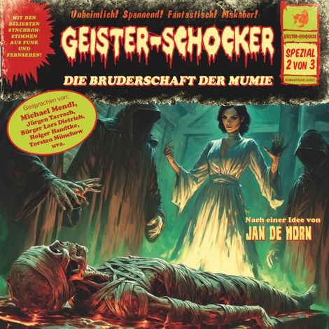 Hörbüch “Geister-Schocker, Spezial 2 von 3: Die Bruderschaft der Mumie (ungekürzt) – Frank Hammerschmidt”
