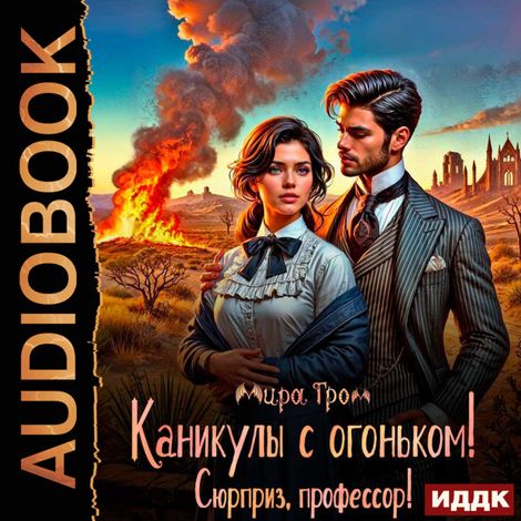 Аудиокнига «Каникулы с огоньком! Сюрприз, профессор! – Мира Гром»