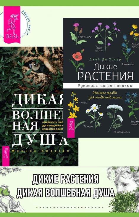 Книга «Дикие растения. Руководство для ведьмы. Дикая Волшебная Душа – Моника Кроссон, Джей Ди Уокер»