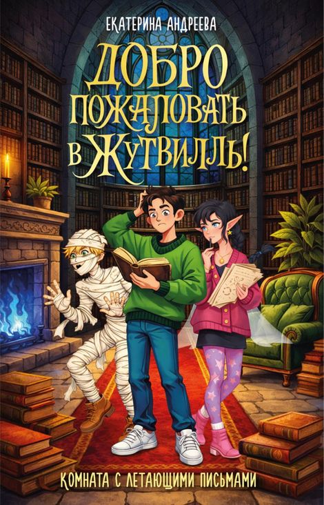 Книга «Добро пожаловать в Жутвилль! Комната с летающими письмами – Екатерина Андреева»
